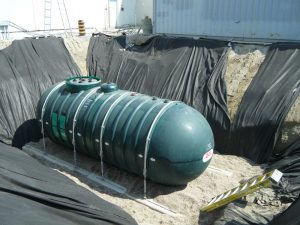 New commercial oil tank